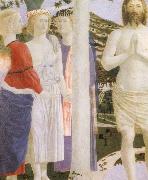 Piero della Francesca, Detail of  Baptism of Christ